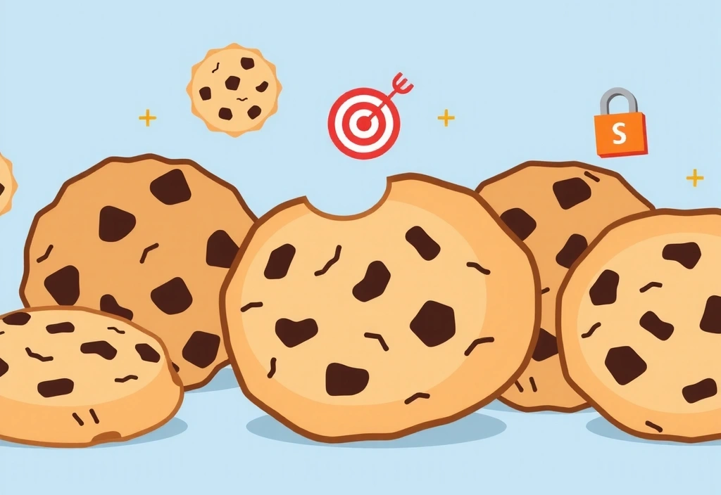 Ilustrace různých typů souborů cookie