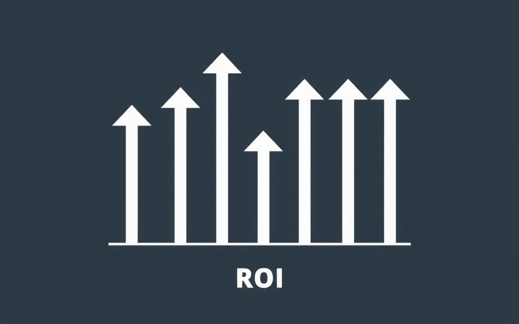 Graf finančního růstu a šipek směřujících nahoru