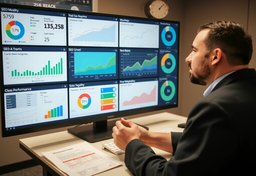 Monitorování SEO výkonnosti a reportování
