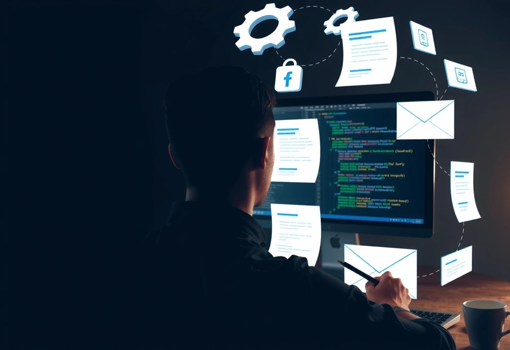 Programátor implementující SEO změny na webu