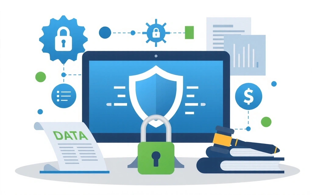 Ilustrace zabezpečení dat a digitálních práv